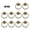 Spray gold, variant on Set of 10 Antique Style Zinc Alloy Cabinet Pulls,Decorative Swing Drop Handles for Kitchen,Drawer,Cupboard