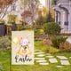 thumbnail image 4 of Bandera de Pascua para jardín, 30 x 45 cm, ideal para exteriores, de doble cara, ideal como decoración de jardín de granja., 4 of 6