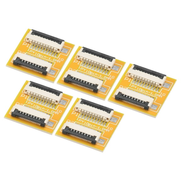 Uxcell FFC FPC Extension Board PCB Extend Connector 8 Pin 1.0mm Pitch Single Side 5 Pack