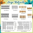 thumbnail image 2 of Various Fences Cutting Dies for Card Making Frame Dies Carbon Steel Cut Die Border Stencils Scrapbooking Embossing Template for DIY Paper Craft Photo Album Card Diary Journals Decoration, 2 of 9