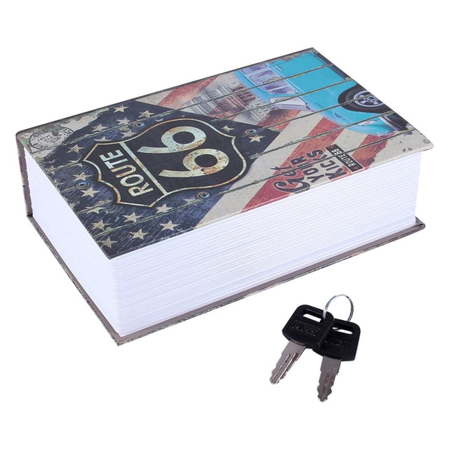 EIGTHTAIL Dictionary Book Secret Safe Security Box Money Cash Jewelry Lock Box Security Lock Dictionary