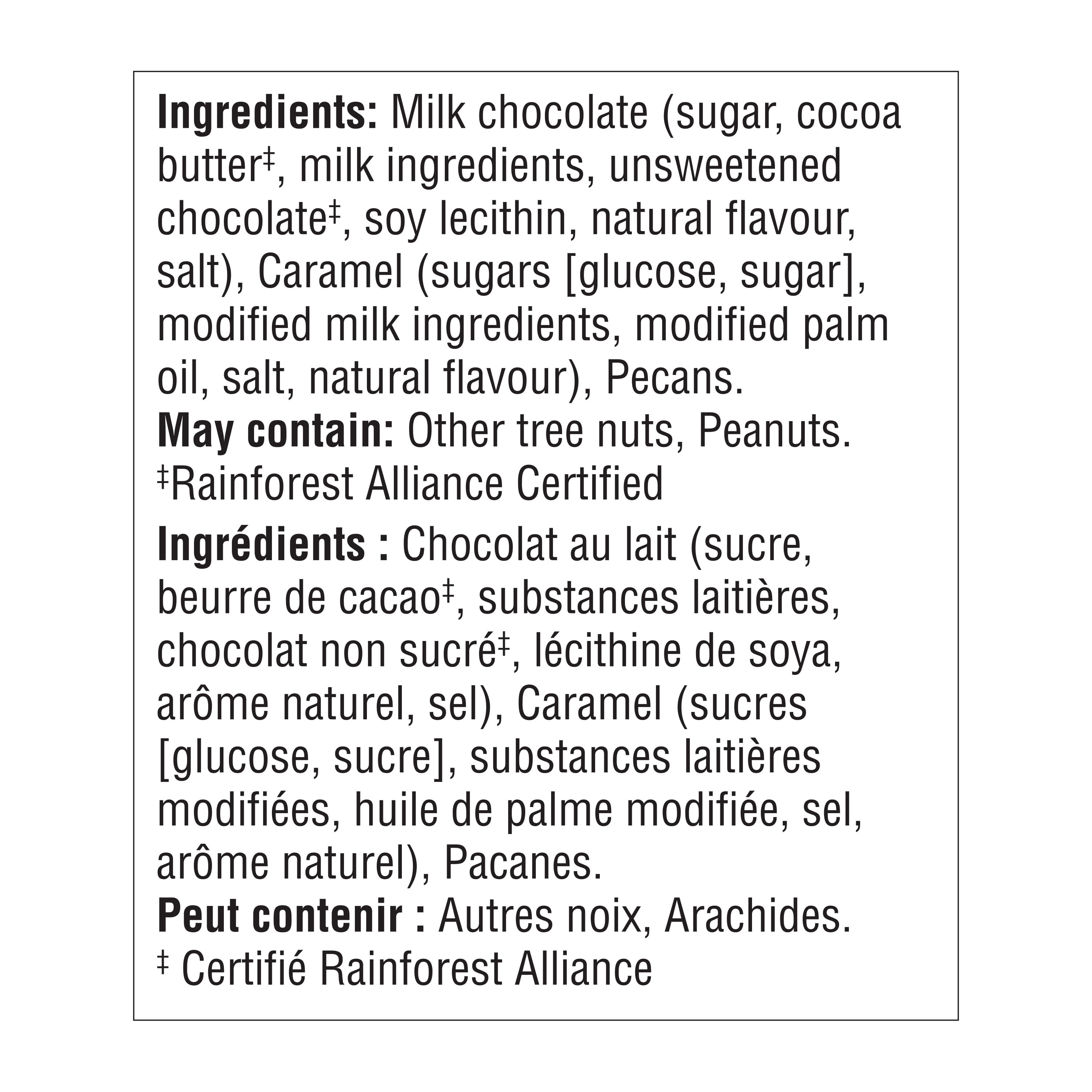 Turtles Classic Recipe Chocolates Share Bag, 160 g