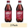 (2 pack) Dr Pepper Soda Pop, 20 fl oz, Bottle