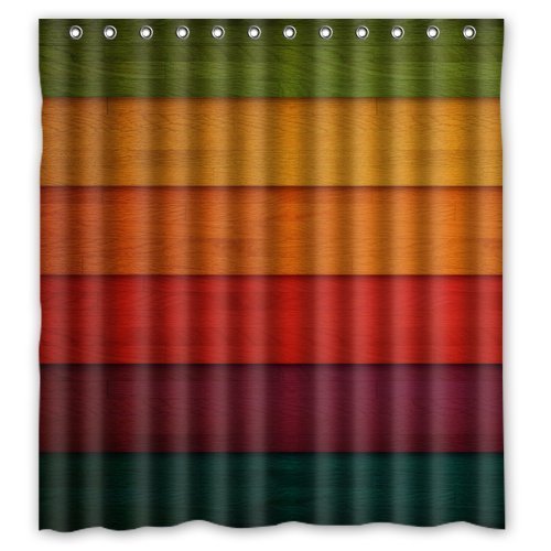 ABPHQTO Cortina de ducha colorida Cortina de ducha impermeable 160x180 cm