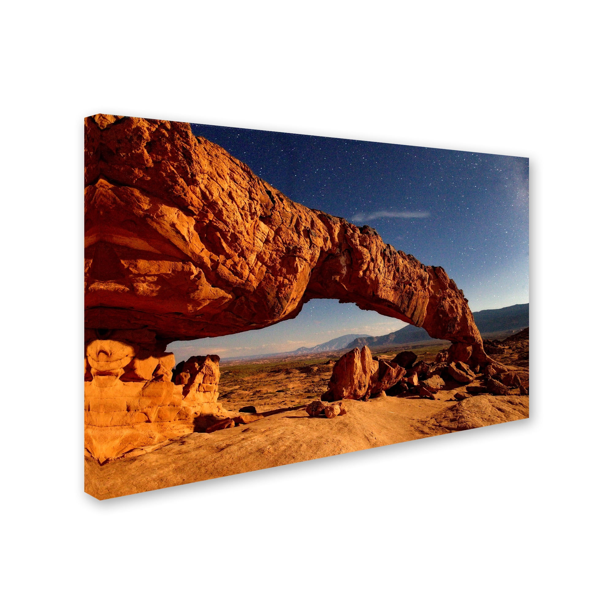 Trademark Fine Art 'Utah Sunset Arch' Canvas Art by Mike Jones Photo