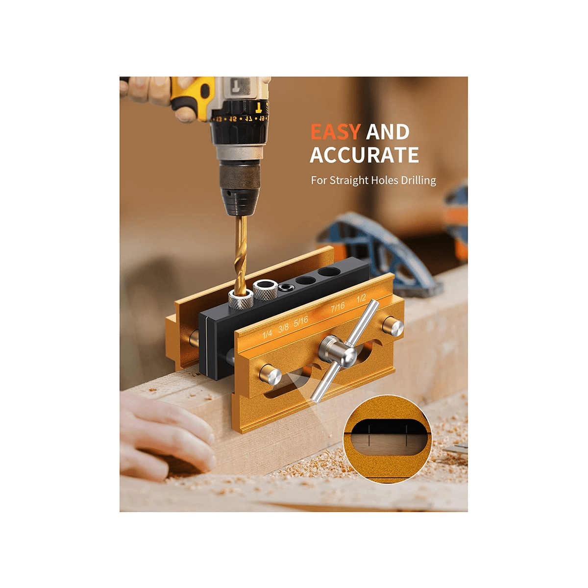 Jigs Self Centering Doweling Jig Type, 6 Pieces