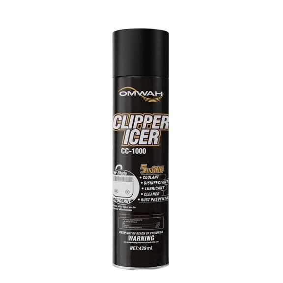 OMWAH Clipper Disinfectant Spray, Clipper Icer 15.5 Ounce Aerosol (439ml)
