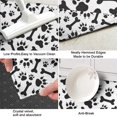 thumbnail image 3 of Paw Prints and Bones Kitchen Rug Mat,Kitchen Runner Rugs Non Skid Washable,Decorative Kitchen Floor Mats for Kitchen,Sink,Laundry,17"X47", 3 of 5