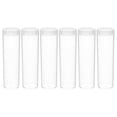 thumbnail image 1 of Tubes de Rangement Transparents pour Pièces de Monnaie de Collection Voyage 6 Pcs 4.3X1.2X1.2In, 1 of 8