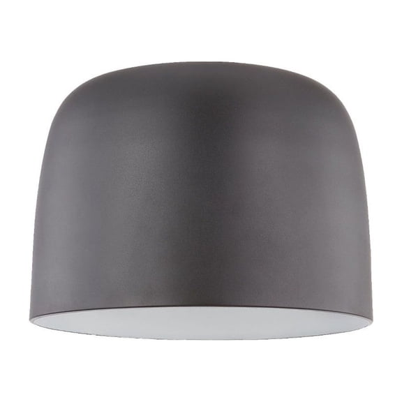 FM44912-BK/WH-Kuzco Lighting-Cayne - 17W LED Flush Mount-9 Inches Tall and 12.13 Inches Wide