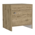 thumbnail image 4 of Mesa Noche Colore Macadamia/Blanco Madera Aglomerada Excelsior, 4 of 5