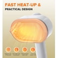thumbnail image 3 of Loheer Steamer for Clothes, 1200W Handheld Garment Steamer with 10s Fast Heat & LCD Display, 4 Steam Levels, 90° Swivel Handle, Portable Travel Steam Iron for Home & Trip, 3 of 10
