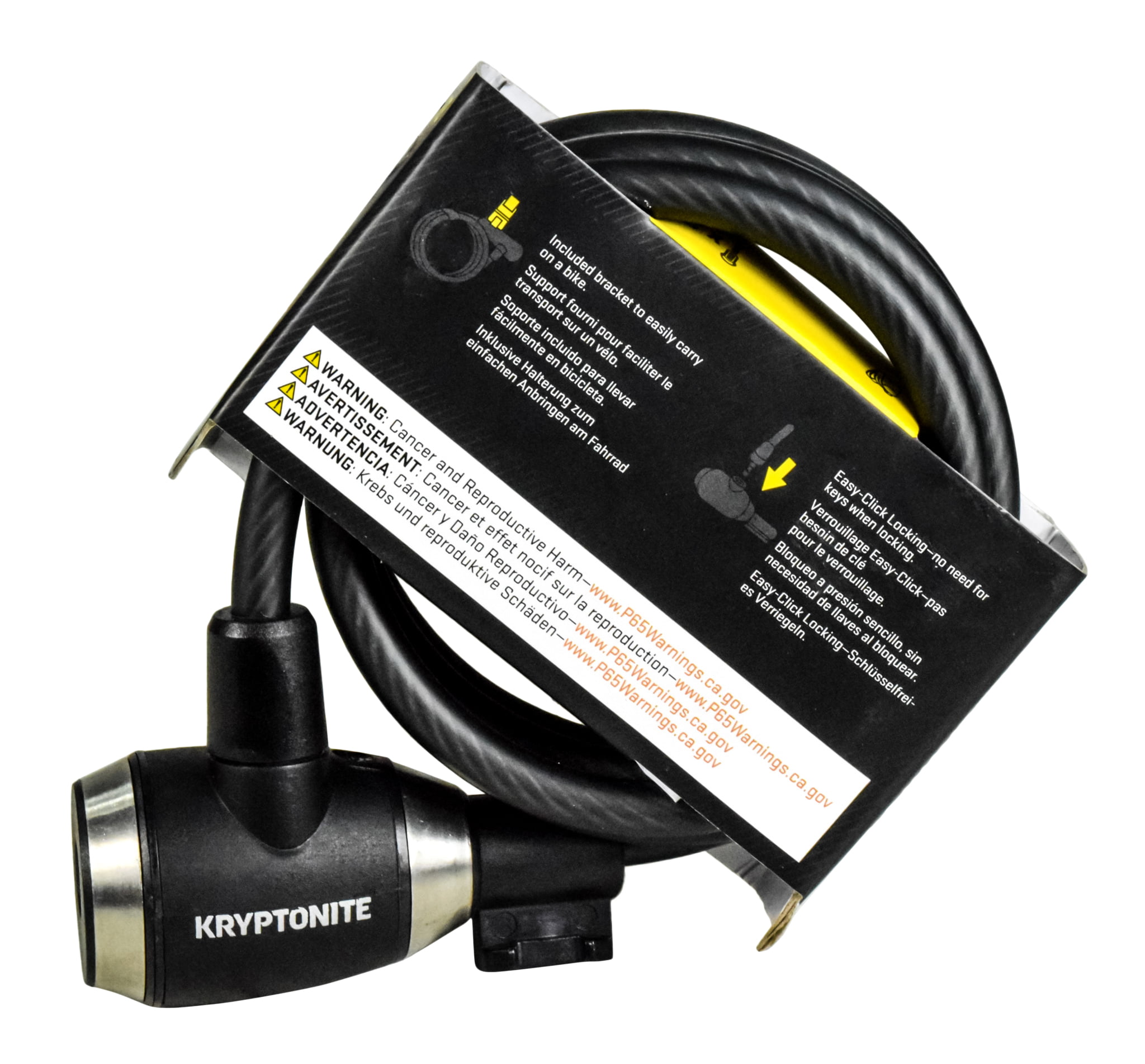 Kryptonite KryptoFlex 815 Combination Cable Lock 5' Length x 8mm Diameter -  Walmart.com