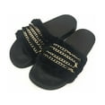 thumbnail image 5 of Mingws Shoes Womens Slide Slippers Fluffy Crossbands Homewear Shoes Winter Warm Cozy Slippers, 5 of 6