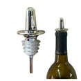 thumbnail image 2 of POURO Twist & Pour Resealable Bottle Pouring Spouts for Kitchen and Bar Chrome 2PK, 2 of 6
