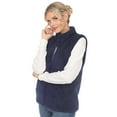 thumbnail image 2 of White Mark Women's Zip Up Sherpa Vest, 2 of 6