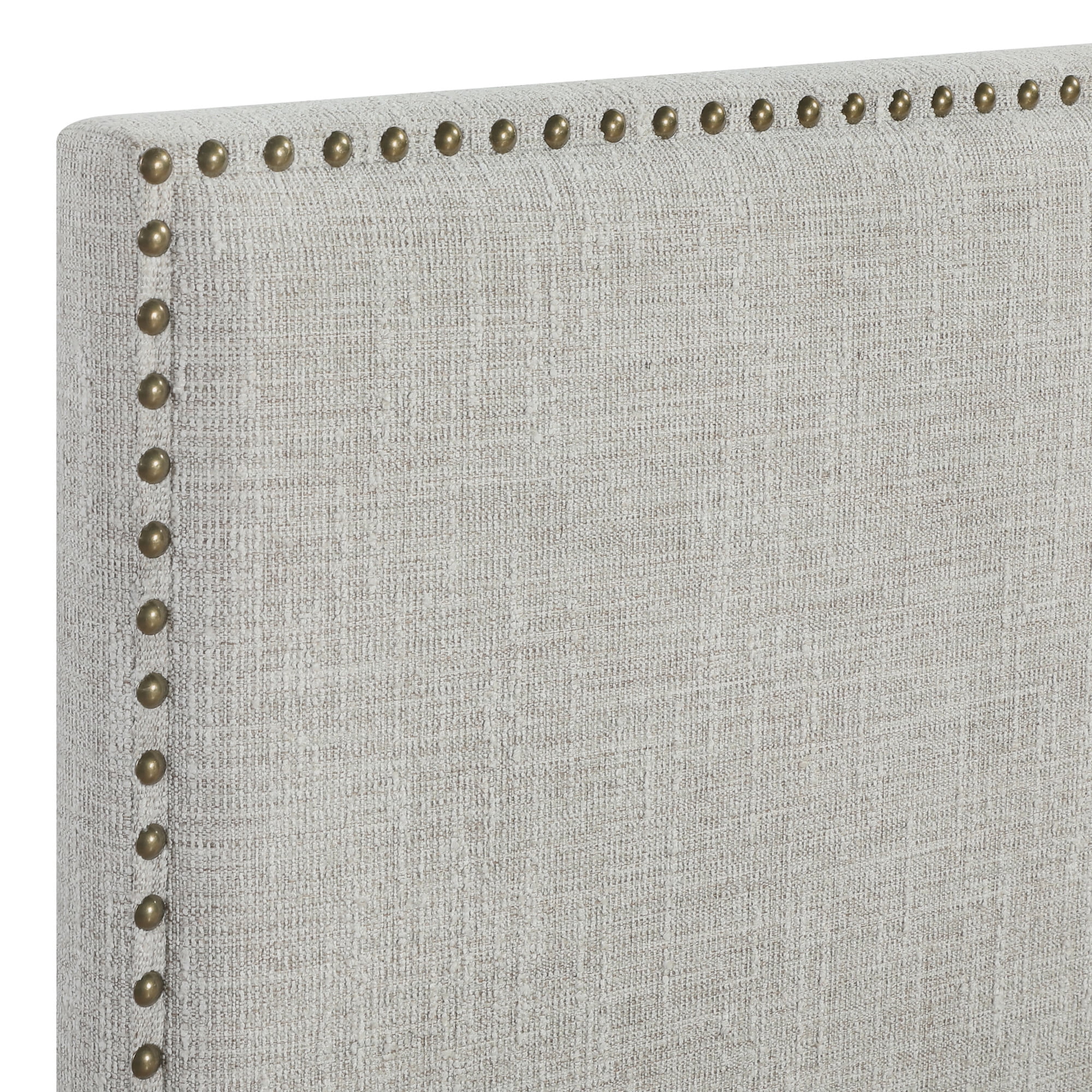 Steve Silver Hadley Linen Upholstered Cream Queen/Full Headboard