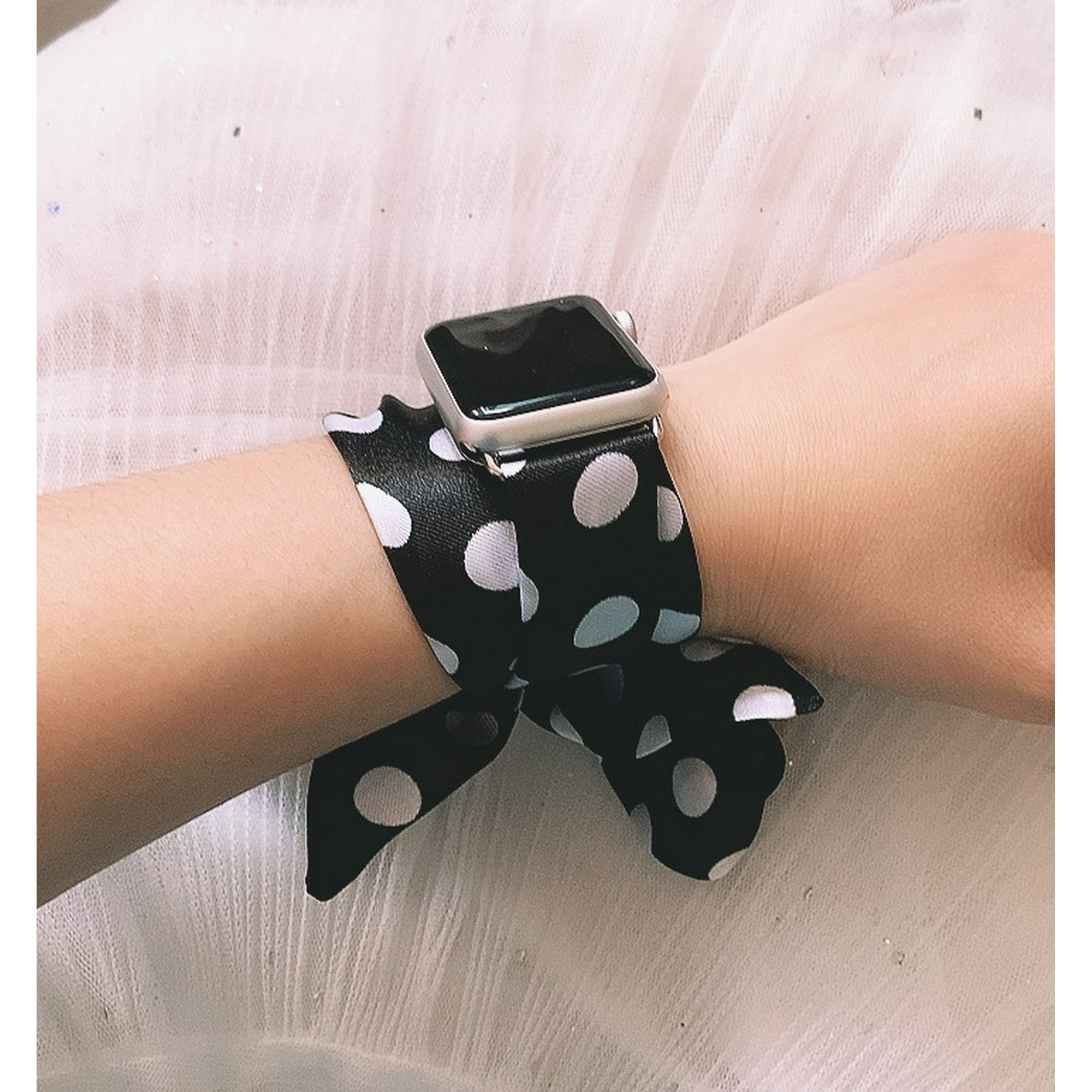 For Apple Watch Band Scarf 40mm 44mm for iWatch strap Women Girls Fashion Scarf correa for apple watch se 6 5 4 3 38mm 42mm