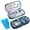 Camellia, variant on SUNMON Insulin Cooler Travel Case with 2 TSA Approved Ice Packs - Insulin Pen Cooler Case, Suitable for Diabetic Insulin Bag, Medication for Peptide Case(Quicksand Blue)