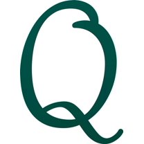 Acrylic Sign Letter, Plastic Blank Q Script, 6'' Tall Frosted Teal Alphabet