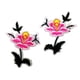 thumbnail image 1 of 2 piezas de tela bordada flor coser en hierro en parches de apliques rosa, 1 of 5
