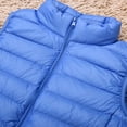 thumbnail image 3 of Chaqueta de plumón ligera de otoño e invierno, chaleco de cuello alto para mujer coreana, chaleco de plumón de gran tamaño, forro versátil, 3 of 5