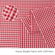 thumbnail image 5 of Mantel maxmill, 152 x 305 cm, a cuadros, impermeable, rojo y blanco, 5 of 9