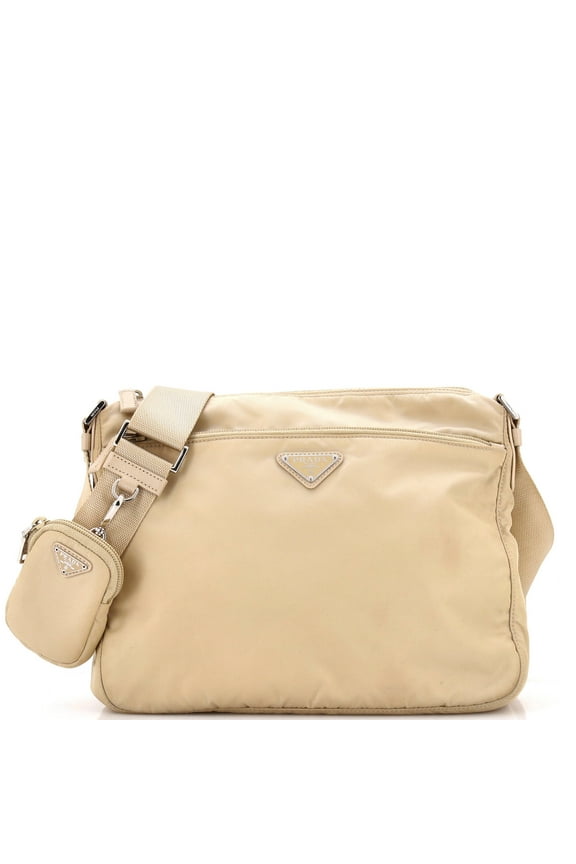 Pre-Owned Re-Edition Front Pocket Messenger Bag Tessuto Large By Rebag