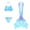 C, variant on 【Uhome】3PCS Girls Mermaid Swimsuit Hot Spring Bikini Bathing suits with Fish Tail Kids Beach Costume Set 3-12Y