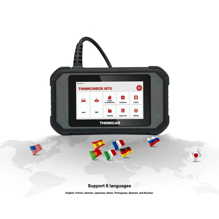 7 Inch Professional OBD2 Scanner Tablet Vehicle Diagnostic Scan