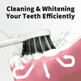10 Pack Gleem Electric Toothbrush Replacement Heads, Brush Refill, W Shape Design with Nylon