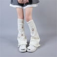 thumbnail image 3 of Leg Warmers Y2K Kawaii Ripped Leg Warmers for Girl Women Cute Knitted Socks Y2K Harajuku Goth Accessories, 3 of 5