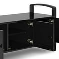 thumbnail image 3 of Simpli Home Warm Shaker Wood 44" Transitional Entryway Bench in Black, 3 of 7