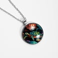 thumbnail image 4 of Turtle Seamless Elegant Glass Circular Pendant Women's Necklaces, 4 of 5