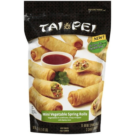 Tai Pei Mini Vegetable Spring Rolls, 22.5 oz