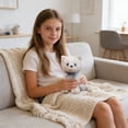 thumbnail image 2 of Mini gato de peluche de algodón PP, suave y realista, de tamaño de bolsillo, adorable peluche, lavable, para niños a partir de 3 años, compañero de viaje y juego imaginativo, 2 of 5
