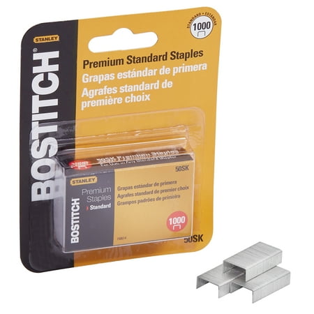 UPC 077914002055 product image for Bostitch Mini Strip Premium Standard Staples, 1000 Staples per Box | upcitemdb.com