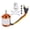 Orange and Silver 1500KV, variant on M Buder D2836 Brushless Motor Replacement for RC Fixed-Wing Airplanes (1500KV, 1.1x1.0 inches / 28x26 mm)