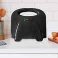 thumbnail image 3 of Bene Casa Black Nonstick Flat Grill Sandwich Press, 3 of 11