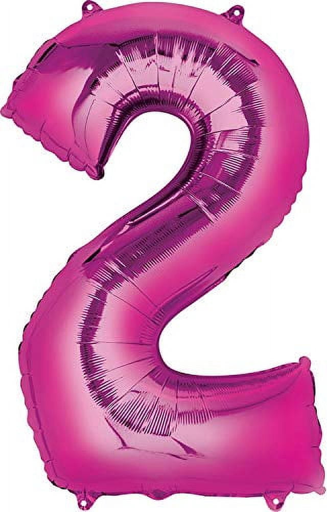 Paw Patrol Party Supplies Skye and Everest Pups 2nd Birthday Balloon Bouquet Decorations Pink Number 2