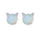 thumbnail image 1 of Aretes Miow Two Moon Cat Plata .925 plateado, 1 of 5