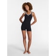 thumbnail image 2 of No Boundaries Seamless Trimmed Romper, Women's XS-XXXL, 2 of 5