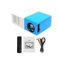 thumbnail image 1 of facefd Professional Practical Projector 480x360 Pixels Audio Mini LED Projectors Small 1080P Entertainment Media Player Blue US Plug, 1 of 5