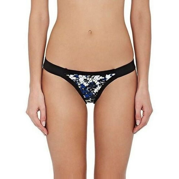 Sole East BLACK MULTI PRINT Women's Sobe Triangle Bikini Bottom, M