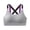 Gray, variant on Sport Bra for Women High Support Yoga Racerback Wirefree Yoga Bras Side Support Running Workout Daily Bras