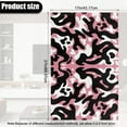 thumbnail image 3 of SCRAWLGOD Abstract Cow Print Pink Black 1 Pcs Headrest Cover for Recliner Chair, Waterproof PU Leather Sofa Head Protector, Stain Resistant Couch Head Rest Covers 17x27 in, 3 of 7