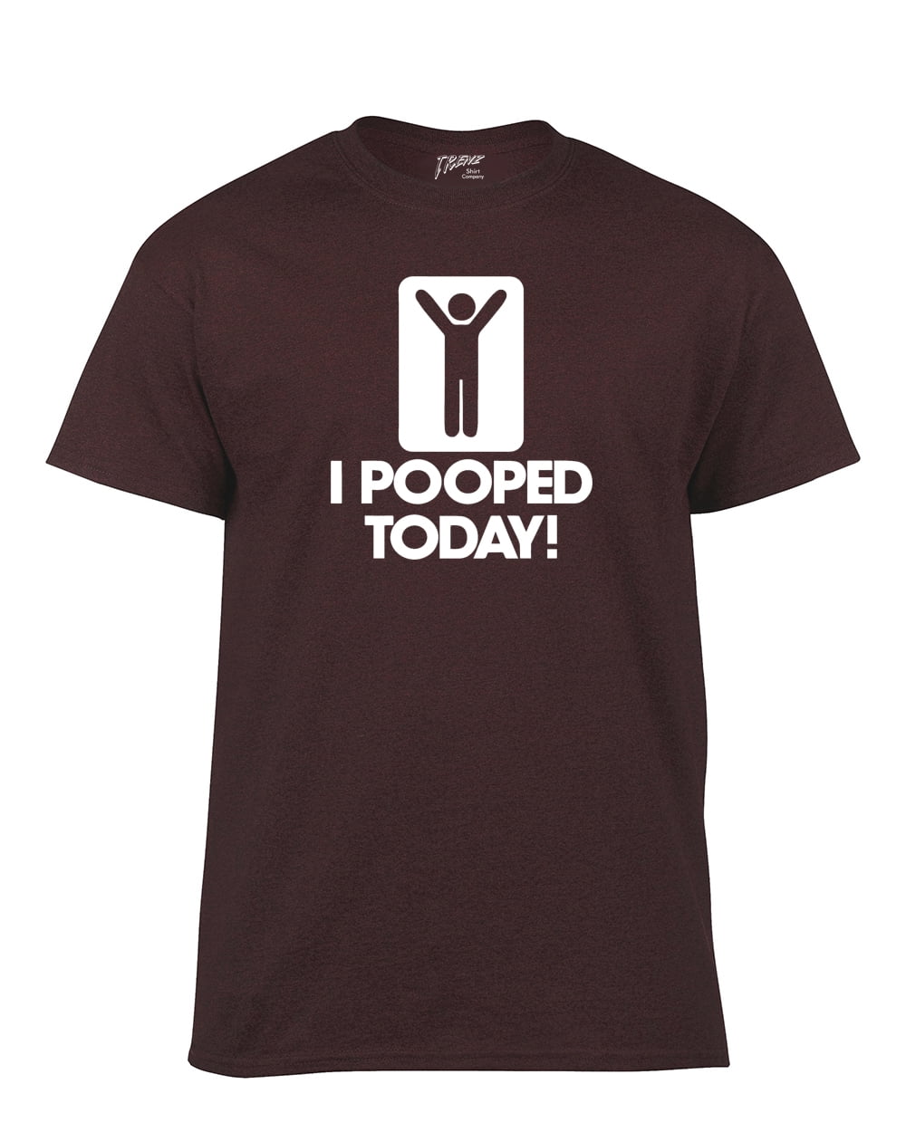 I Pooped Today T-shirt Funny Humorous Comic Stick Figure Sign Happy ! Short - Picture 120 of 126