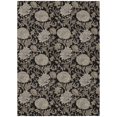 thumbnail image 2 of Addison Rugs Chantille Indoor/Outdoor Transitional Floral Black Washable Rectangle Rug, 9' x 12', 2 of 6