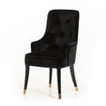 thumbnail image 1 of HomeRoots 284157 Modern Fabric Dining Chair - Black, 1 of 1