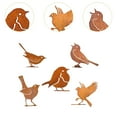 thumbnail image 6 of Aymzbd 5 pieces of iron bird statues, metal garden ornaments, farm decoration, garden B, 6 of 9